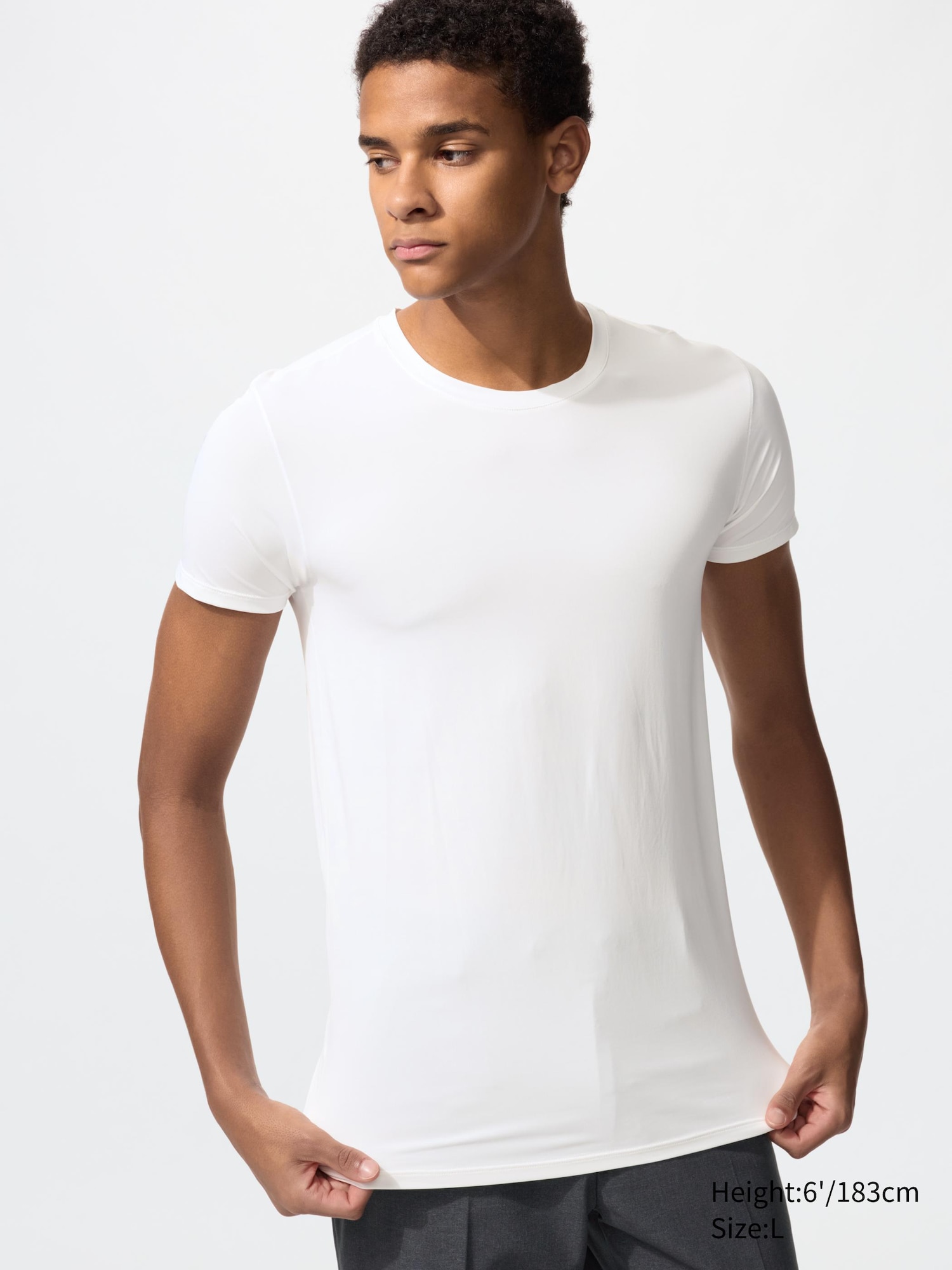 AIRism Crew Neck Short Sleeve T-Shirt