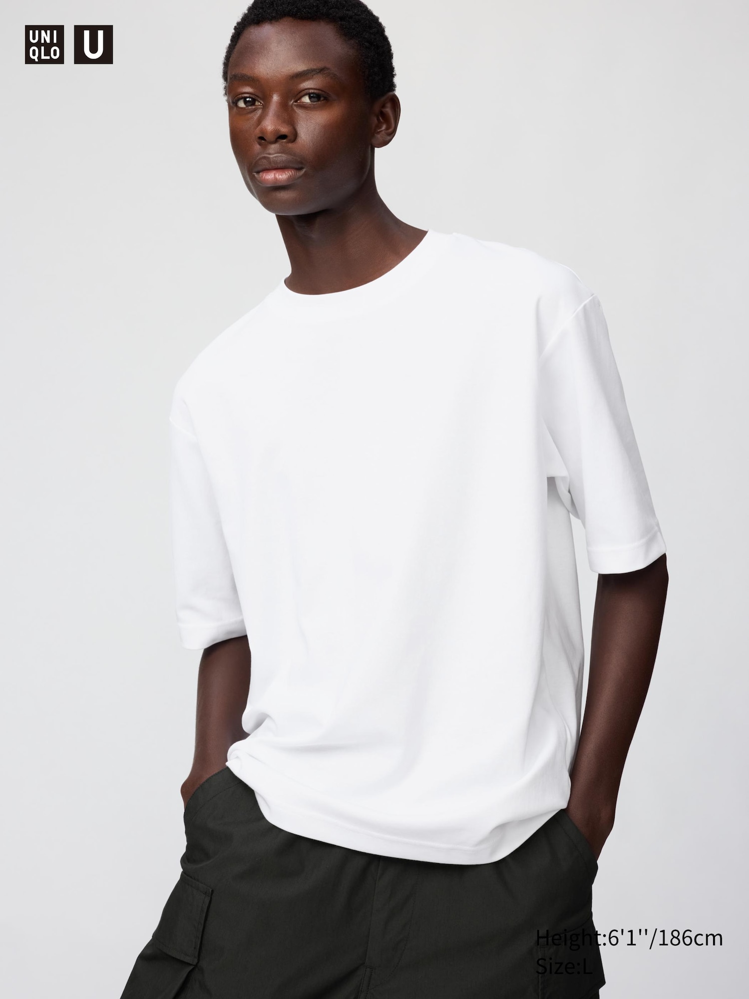 AIRism Cotton Crew Neck Oversized T-Shirt