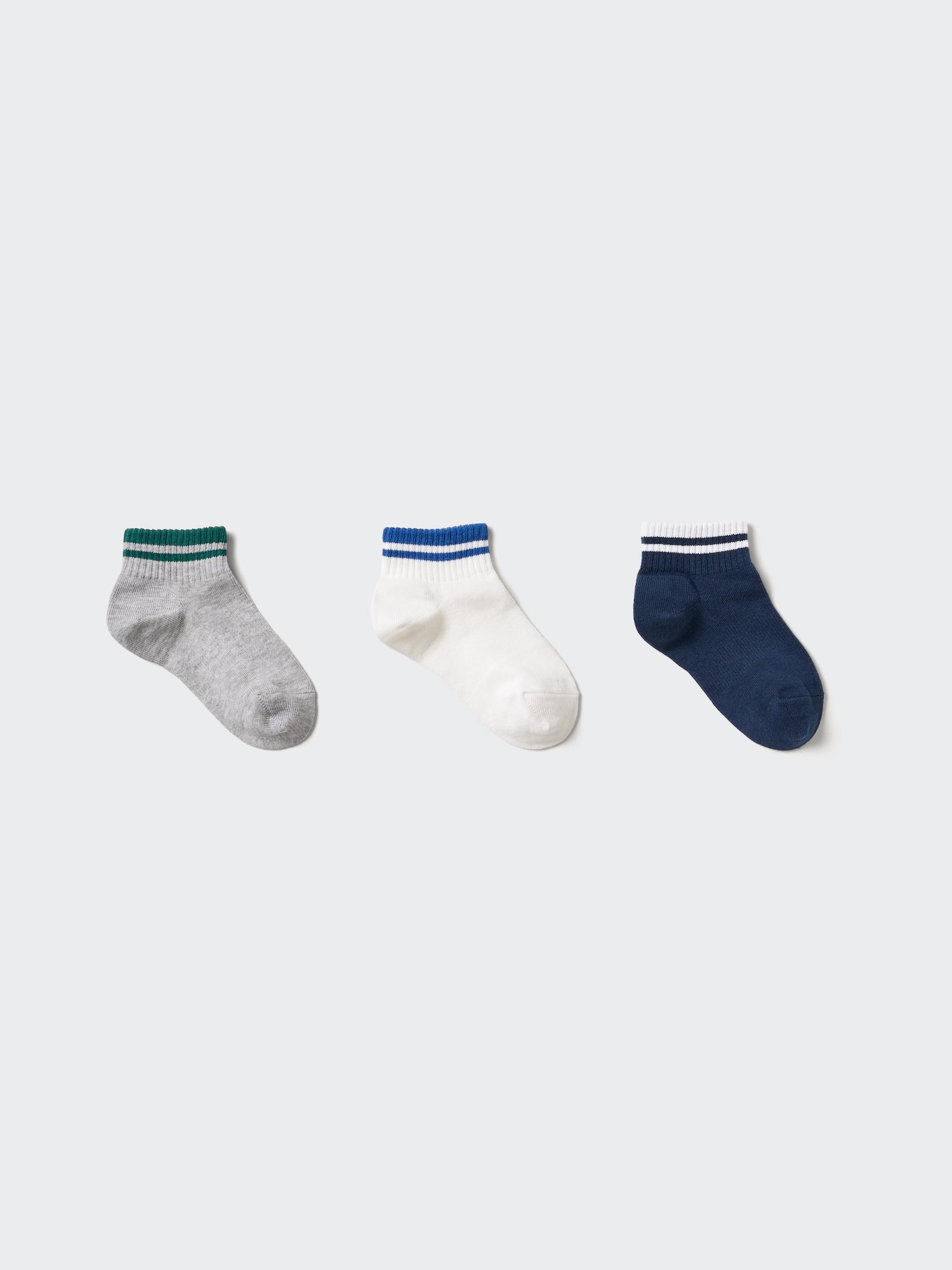 KIDS Short Socks 3 Pairs Line