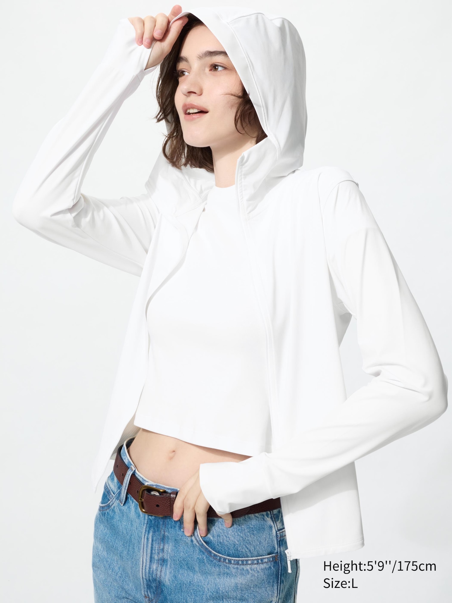 Ultra Stretch AIRism UV Protection Full-Zip Hoodie