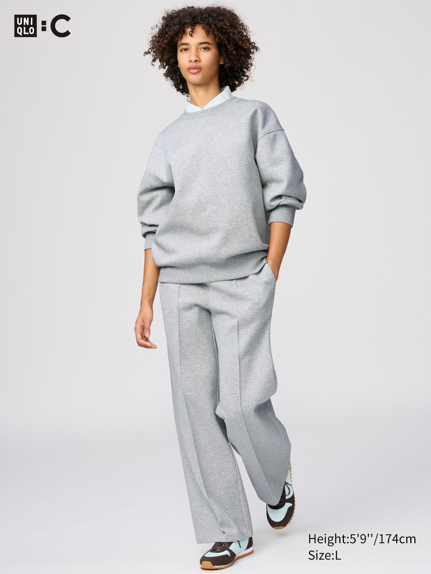 Sweat Straight Pants (Regular Length)