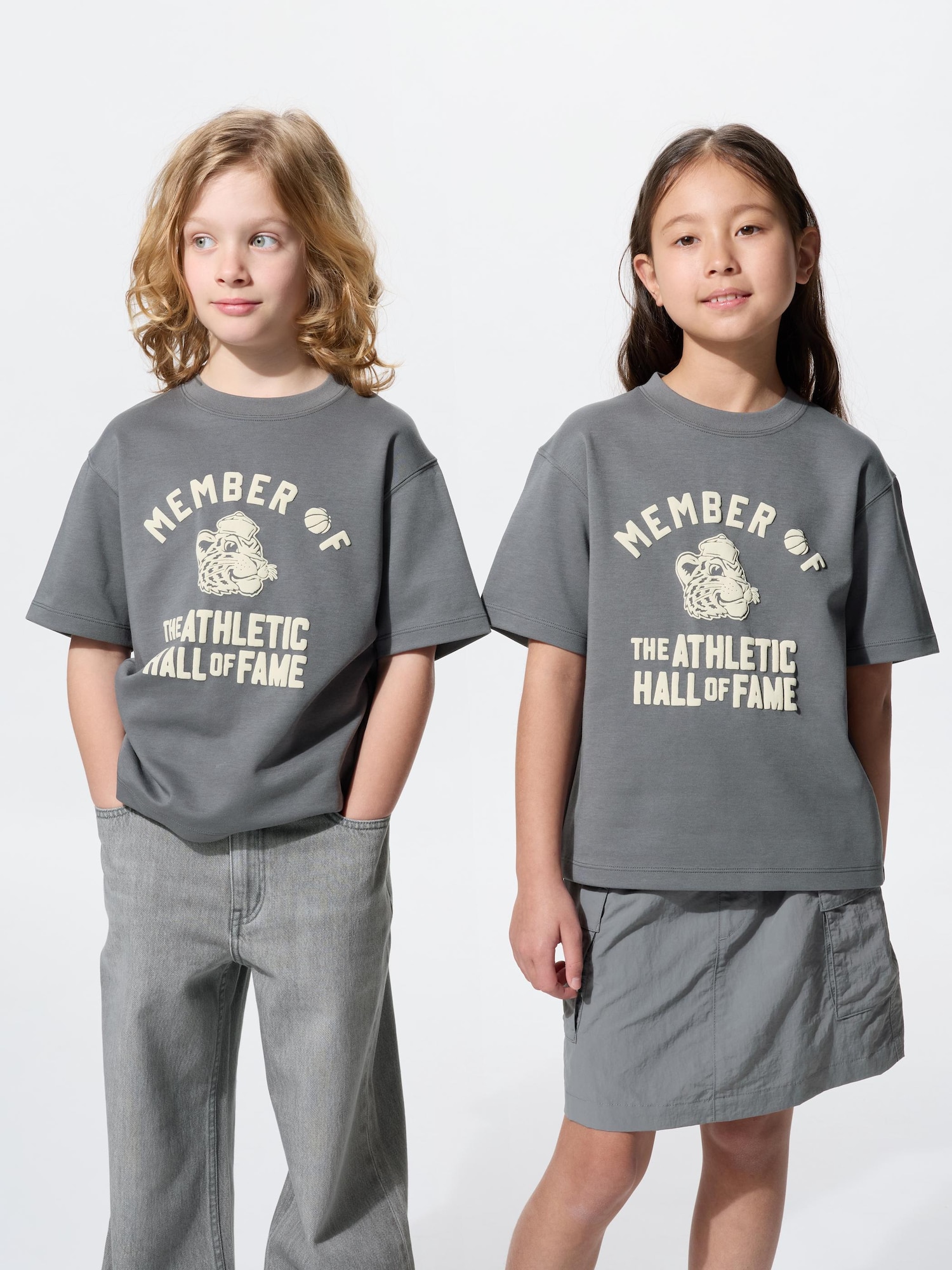 KIDS AIRism Cotton Graphic Crew Neck T-Shirt