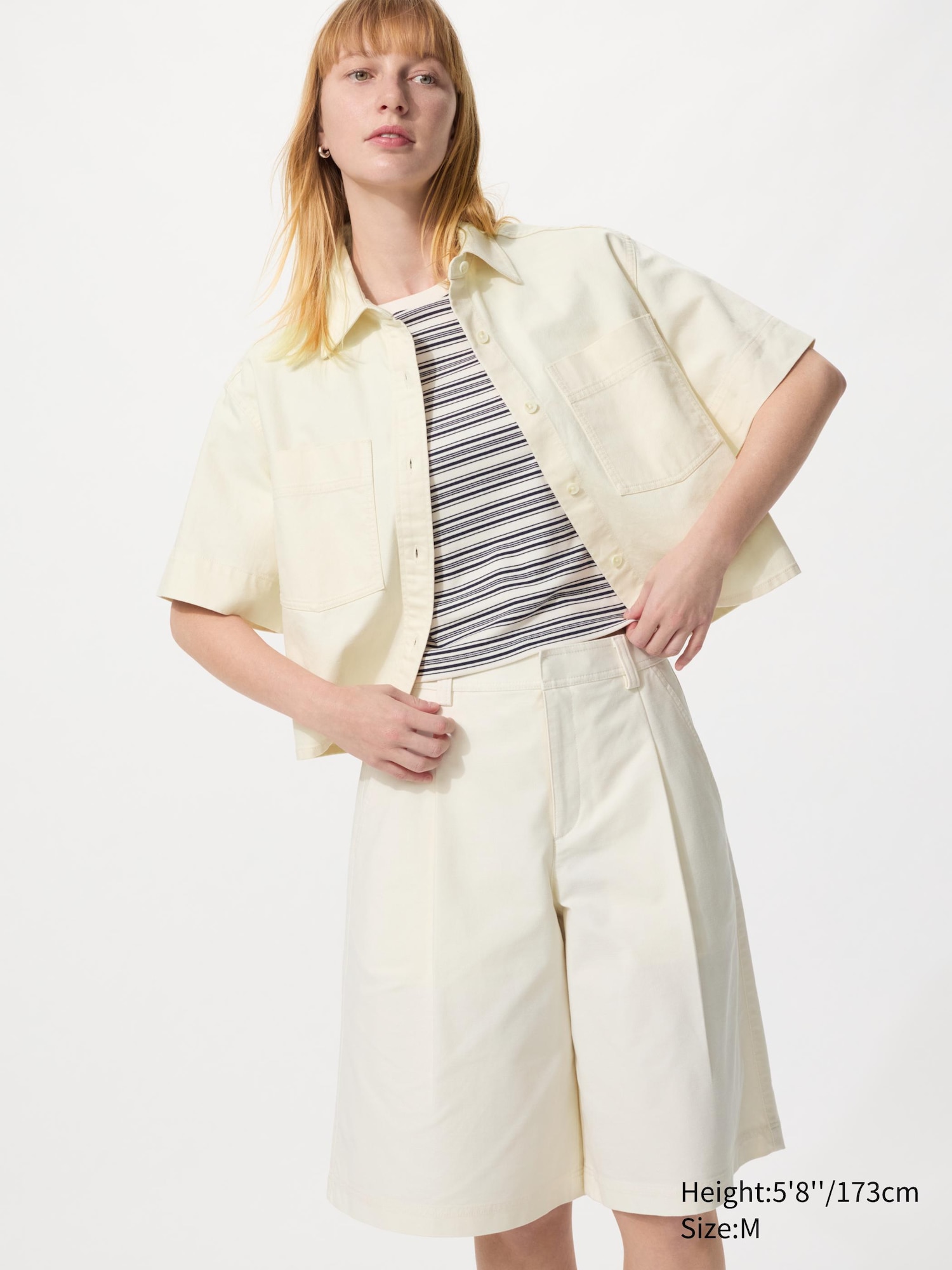 Jersey Pleated Long Shorts