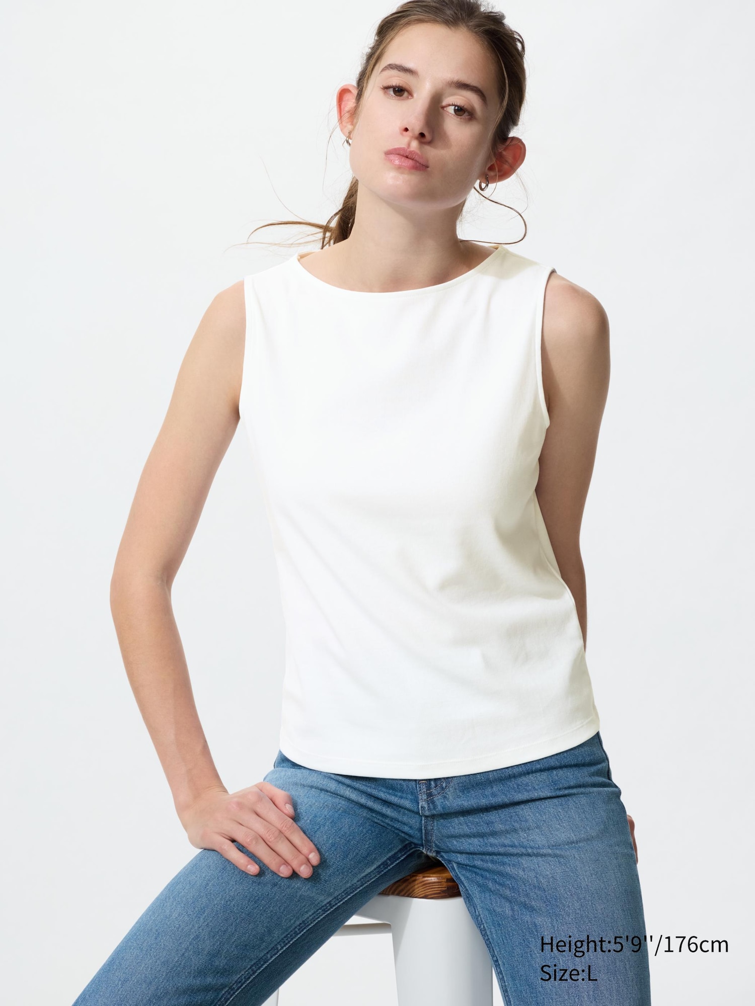Boat Neck Sleeveless T