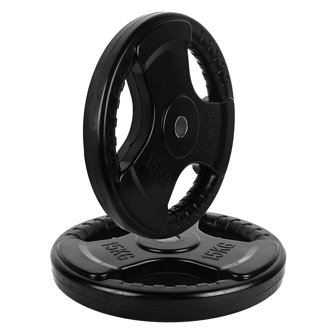 Liveup Tri-Grip Rubber Standard Plates 2.5kg - Sold as Pair