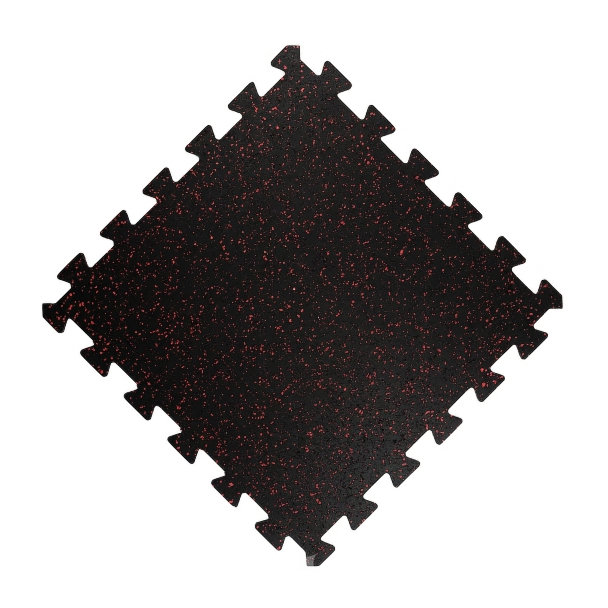 Rubber Interlocking Mats - Black with Red Speckles - 10mm